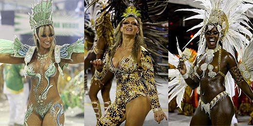 Escolha a musa dos desfiles da sexta-feira no Anhembi, em São Paulo