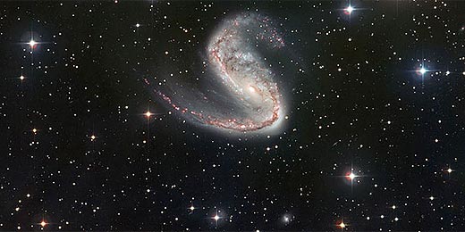 Telescópio espacial registra imagem da galáxia 