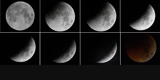 Você acompanhou o eclipse da Lua nesta noite? Mande fotos para o UOL