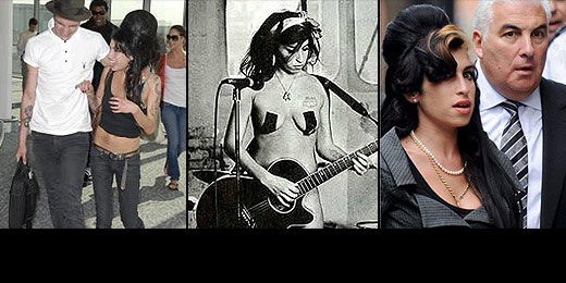 Infográfico mostra história de sucessos e excessos de Amy Winehouse