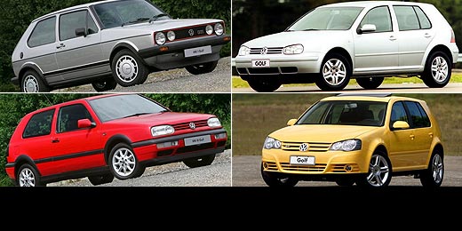 Versão nervosa do Volkswagen Golf faz 35 anos; veja gerações do GTI