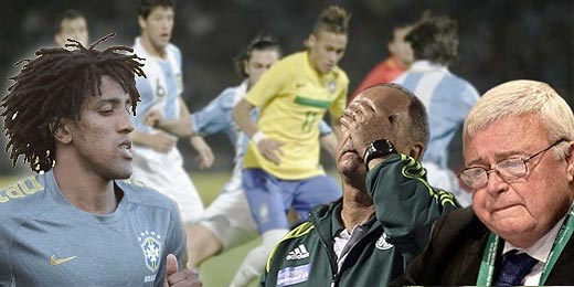 Arte UOL Ganhar da Argentina é fácil, difícil é deixar o Cortês bonito; veja tuítes