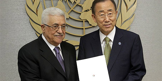 Abbas entrega pedido pelo Estado palestino ao secretário-geral da ONU