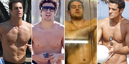 Fina Estampa tem desfile de atores belos e sem camisa; veja quem são